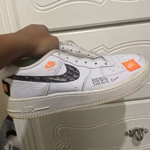 Nike Air Force Ones Just Do It